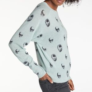 360 SKULL EBONY CREW SWEATER